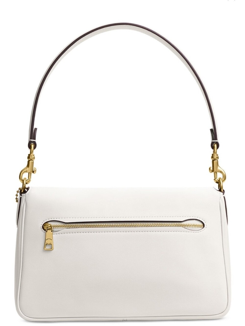 Coach White Shoulder Bag with Gold Hardware - Picture 7 of 7